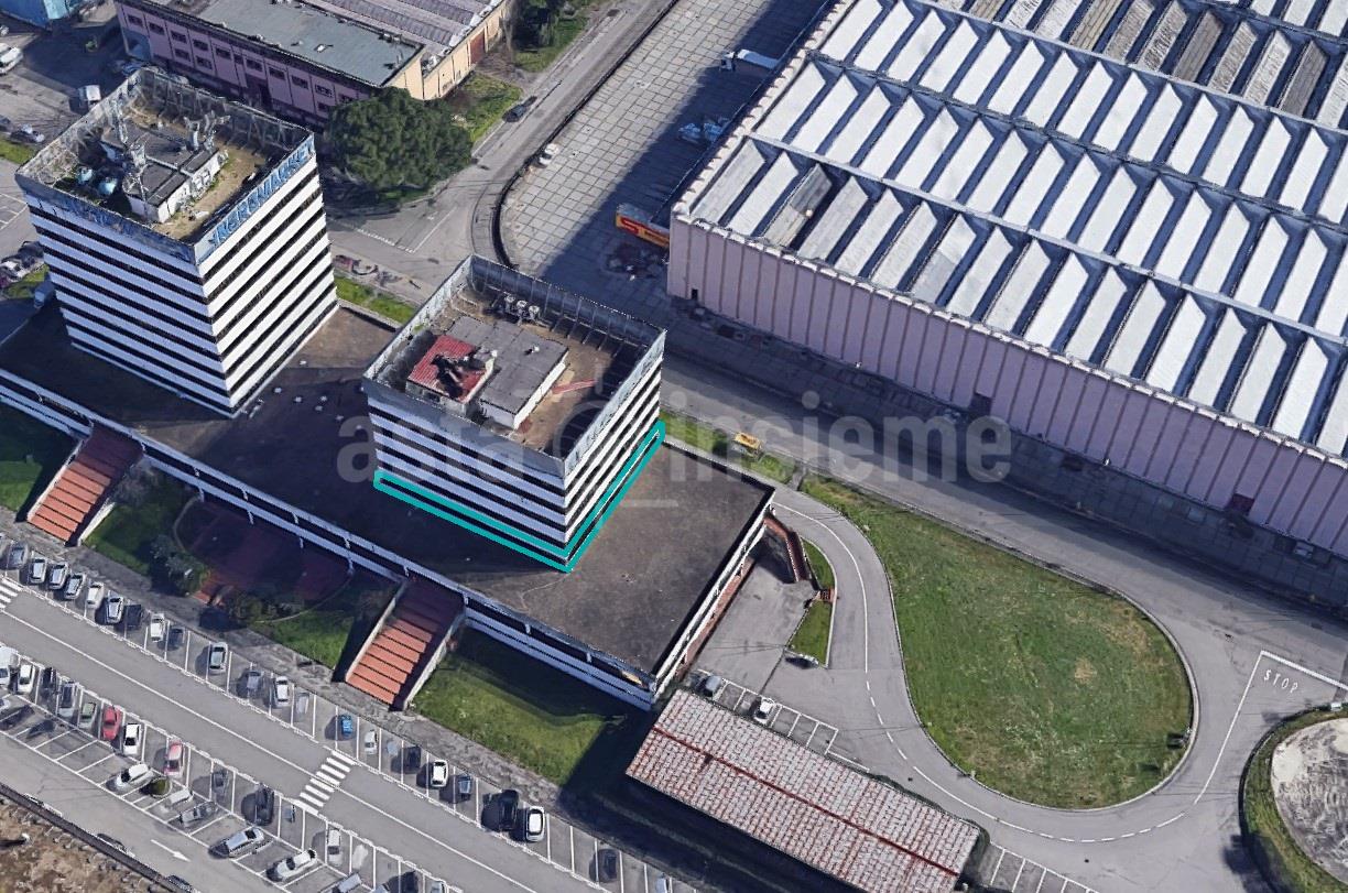 Uffici strutturati Via Danubio 10 SESTO FIORENTINO Osmannoro di 558,39 Mq. oltre posto auto coperto e spazio sosta coperto